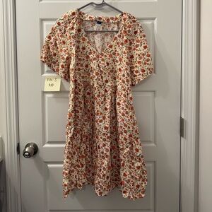 Floral V-Neck Dress | Old Navy